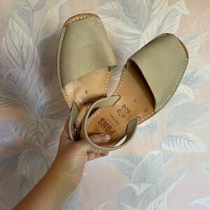 Pons tan leather sandals